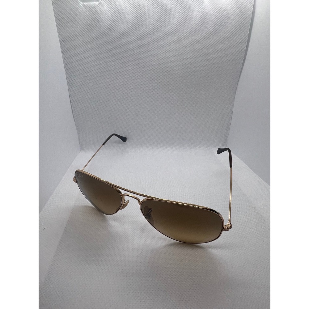 Ray-Ban RB3025 Aviator Sunglasses Gold‎ Frame Brown Lens Designer Fashion